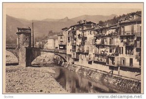 Sospel , France , 1910s ; Vieilles Maisons dur la Bevera