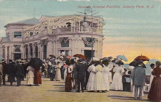 New Jersey Asbury Park Seventh Avenue Pavilion 1912