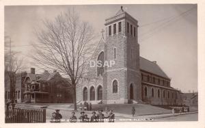 C63/ White Plains New York NY Real Photo RPPC Postcard c1930s Church of St John