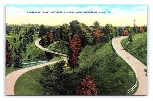 Horseshoe Drive National Military Park Vicksburg Mississippi Postcard