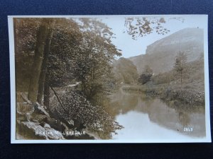 Derbyshire MILLERS DALE High Tor - Old RP Postcard by R. Sneath of Sheffieldn