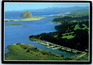 Postcard - An aerial view of Morro Bay, California