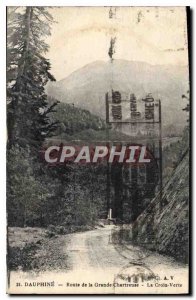 Postcard Old Route Dauphine Grande Chartreuse La Croix Verte