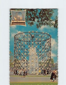 Postcard The Astral Fountain, New York World's Fair, Queens, New York