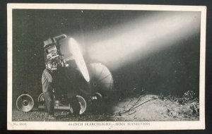 Mint USA Real Picture Postcard Inch Searchlight Army Maneuvers