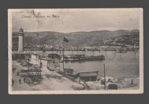 079055 ITALY LIGHTHOUSE in Trieste Veduta del Porto Vintage PC