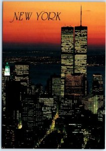 Postcard - Manhattan Sunset, New York City, New York, USA