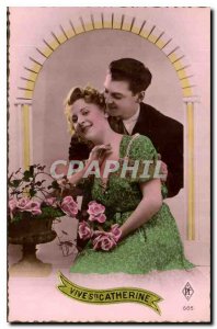 Old Postcard Vive Ste Catherine Female