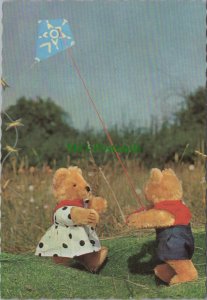 Children Postcard - Toys / Teddy Bears - Bears With a Kite Ref.RR14690