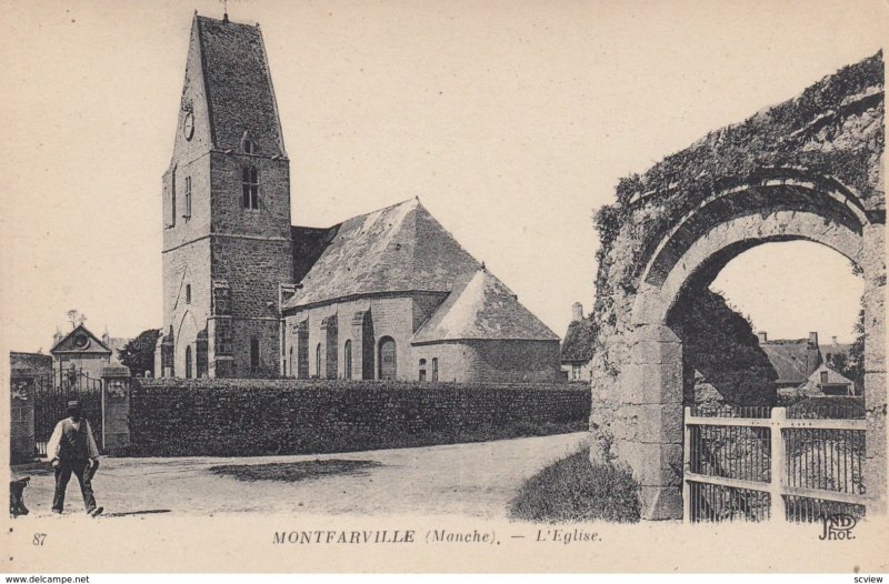 MONTFARVILLE (Manche) , 00-10s ; L'Eglise