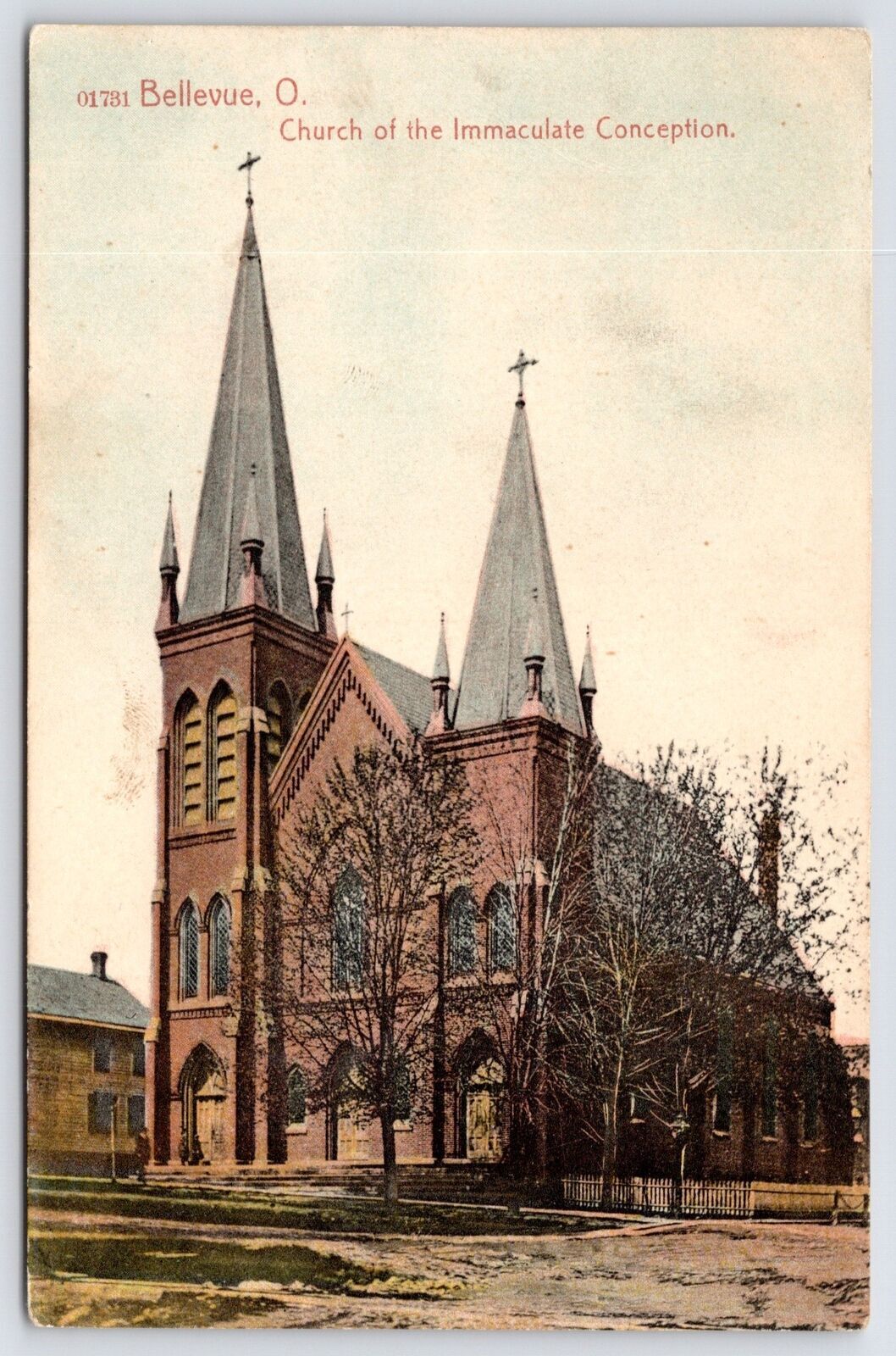 Bellevue OhioImmaculate Conception Roman Catholic ChurchTall & Taller Towers Asia & Middle