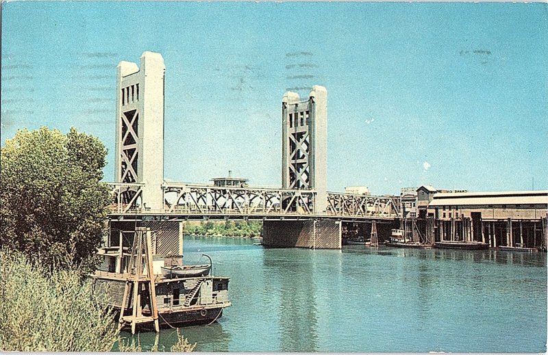 Chrome BRIDGE SCENE Sacramento California CA AH7116