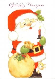 B99172 neujahr new year mistletoe candle toys  santa claus  christmas germany