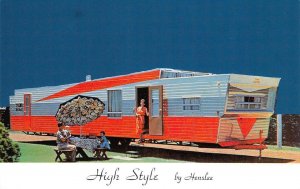 Trailer High Style Henslee 1950s Mobile Home Mid-Century Modern 1986 RE-PRINT