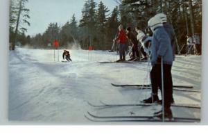 NH Skiing Scene Postcard