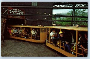 1960 Shamokin Pennsylvania Postcard Glen Burn Working Anthracite Mine Tour Cars