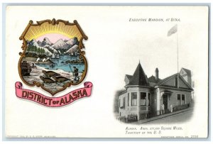 c1905 Square Miles Territory Executive Mansion Sitka Alaska AK Vintage Postcard