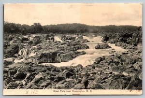 1907  Great Falls  Near  Washington DC   Postcard