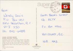 Seven Sisters Range BC c1993 Postcard D59