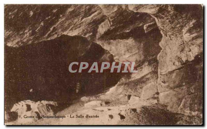 Old Postcard Cave of Remouchamps La Salle d & # 39Entree