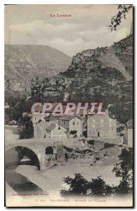 Postcard The Old Ris Lozere Ste Enimie Village Entrance