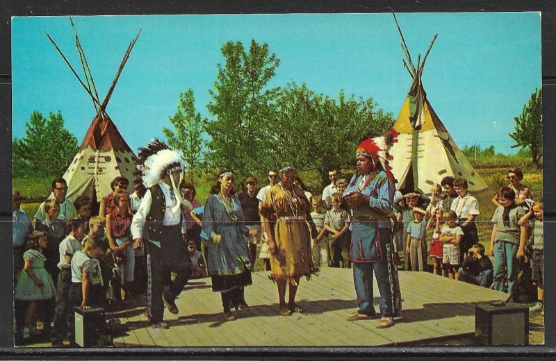 New York, Grand Island - Indian Dancers & Village - [NY-518]