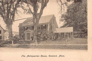 CONCORD MASSACHUSETTS~THE ANTIQUARIAN HOUSE~1900s EDITH A BUCK PHOTO POSTCARD