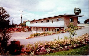 Len Ver Motel and Inn on Highway 17 Dryden Ontario C1960s? Vintage Postcard