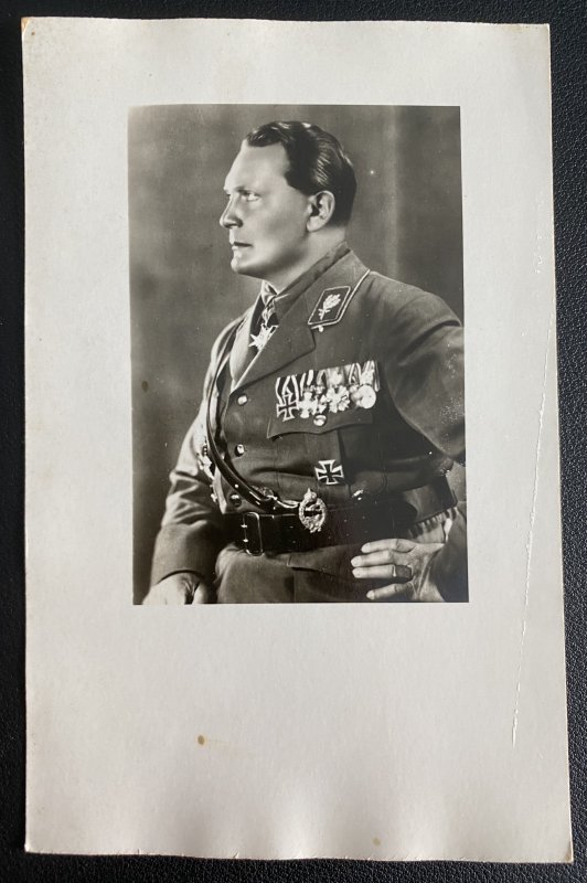 Mint WW 2 Germany Real Picture Postcard Herman Goring in Uniform