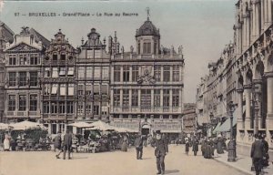 Belgium Brussel Bruxelles Grand Place La Rue Au Beurre