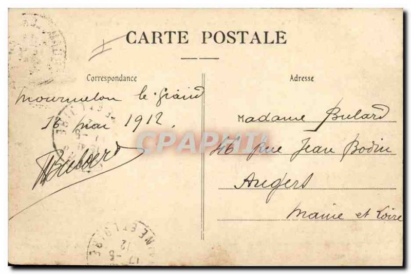 Old Postcard Army Camp life A camp