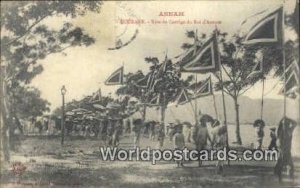 Tourane, Tete du Cortege du Roi d'Annam Annam Vietnam, Viet Nam 1907 Missing ...