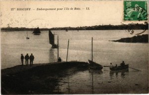 CPA Roscoff- Embarquement pour l'Ile de Batz FRANCE (1026174)