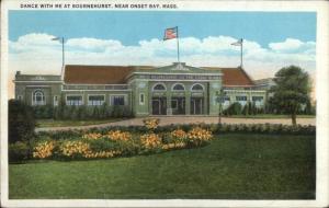 Onset Cape Cod MA Dance with me at Bournehurst c1920 Postcard