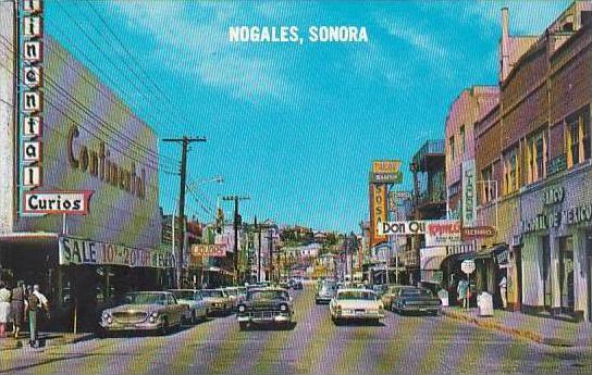 Mexico Sonora Nogales Abregon Street