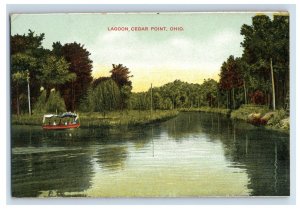 C1910 Lagoon Ceader Point Ohio Postcard F35E