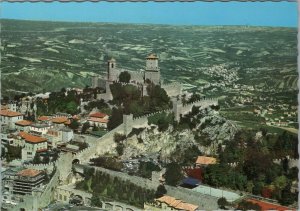 San Marino Postcard - View From The Airplane of The First Tower RR13263