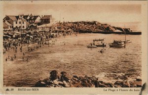 CPA Biarritz La Plage a l'heure du Bain FRANCE (1126922)