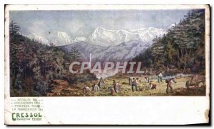 Postcard Old Mountain Advertisement Toothpaste Cressol