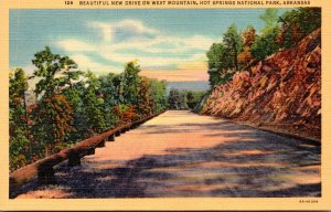 Arkansas Hot Springs New Drive On West Mountain Curteich