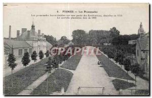 Old Postcard Fismes Walks