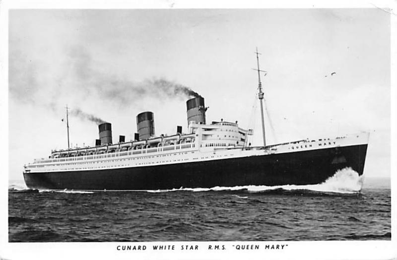 Cunard White Star RMS Queen Mary Ship 1951 