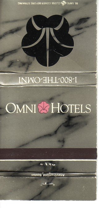 Matchbook Cover ! Omni Hotels !