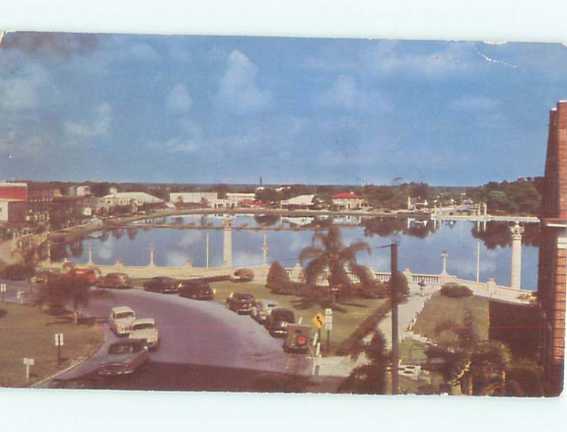 1950's OLD CARS AT THE LAKE Lakeland Florida FL AE4019 United States