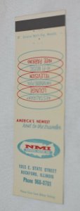 National Motor Inn Rockford Illinois 20 Strike Matchbook Cover