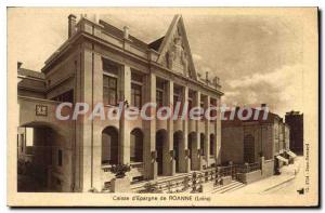 Postcard Old Savingsbank Roanne