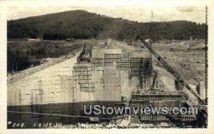 Real Photo, Wyman Dam - Bingham, Maine ME Postcard