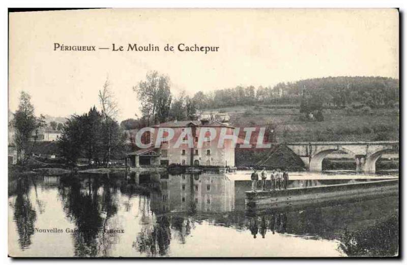 Postcard Old water mill Perigueux The mill Cachepur