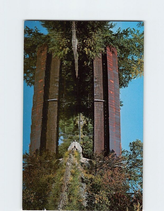 Postcard Kissing Bridge spanning the Missisquoi River, Troy, Vermont