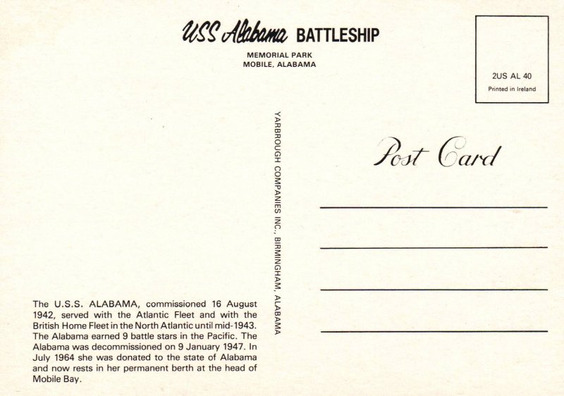 USS Alabama Battleship